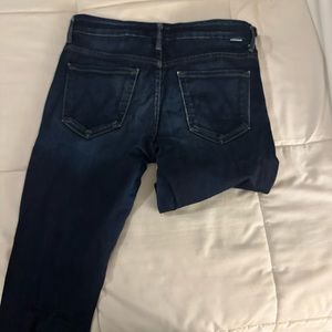 Mother denim-the pixie. Exposed button fly.